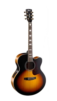 

Cj3v-tab CJ series electro-acoustic guitar, cutout, sanberst, Cort