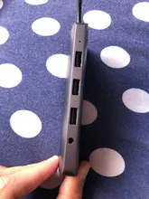 UGREEN-concentrador de red USB C, adaptador HDMI 10 en 1, USB C a USB 3,0, Dock para MacBook Pro, accesorios, USB-C tipo C 3,1, divisor