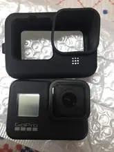 Funda de silicona para GoPro Hero 9 8, cubierta protectora, jaula para GoPro Hero 9, Accesorios Negros