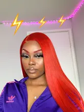 Remyblue-pelucas de cabello humano con encaje frontal 13x1, 99J, cabello humano malayo liso, Remy, prearrancado, 28 pulgadas