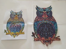 Rompecabezas de madera único para adultos, forma única, Animal, búho, 3D, rompecabezas educativo de niños, regalos interactivos