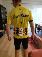 STRAVA negro ciclismo Jersey 19D babero conjunto MTB uniforme ropa de bicicleta de secado rápido ropa de ciclismo para hombre corto Maillot Culotte