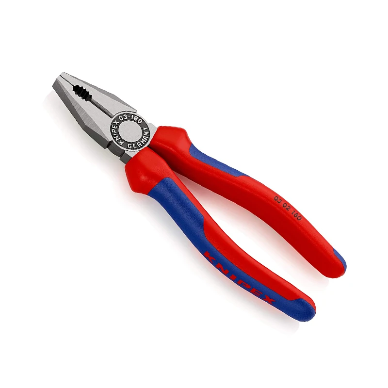 

Knipex Combination Pliers with Multi-Component Grips 180mm Hand Tools Metal Cutter Workpro Edc Equipment Cutting Instruments