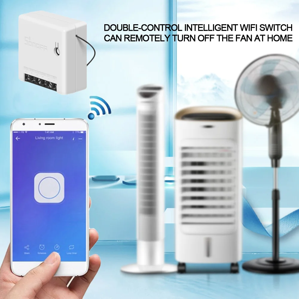 

Smart Mini Switch Appliances Control WIFI APP Wireless with Alexa Google Home Touch Switch Enjoy Smart Life with High Quality