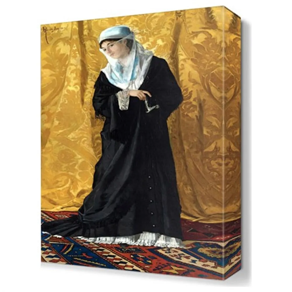MADE IN TURKEY Canvas Painting A Lady in Istanbul Art Posters Prints Painting Wall Pictures for Living Room Home Decor Gift