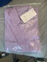 KPYTOMOA-blusas holgadas asimétricas de manga larga para mujer, camisas de pana con bolsillos de gran tamaño a la moda, Tops Chic para mujer 2020