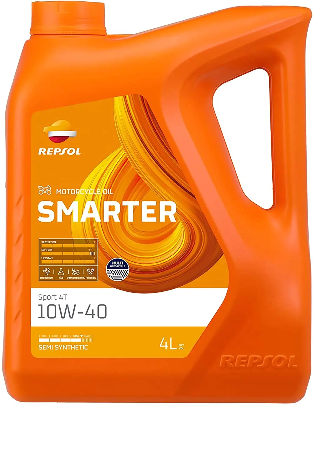 Repsol Muslimengine Oil Repsol Smart Sport 4T 10 W40 4L Moto Biker