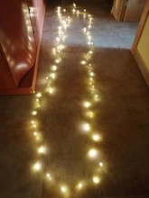 Fairy-Lights Battery-Operated Party-Use Copper 60-Star Outdoor LED Xmas Long for Silver-Color