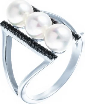 

Jay VI ring with pearls and spinel in silver