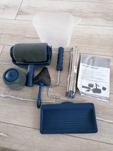 Rodillo de pintura multifuncional para uso doméstico, rodillo de pintura decorativo para pared, juego de pinceles de pintura, 5/8 Uds.