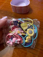 40 unids/lote pelo accesorios caja de regalo elástico para el pelo flor pelo Clip arcos nuevo diadema lindo cintas para los niños