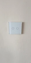 Glass-Panel Switch Power-Sensor Wall Crystal Livolo Eu Led-Backlight 2-Gang 7colors Standard