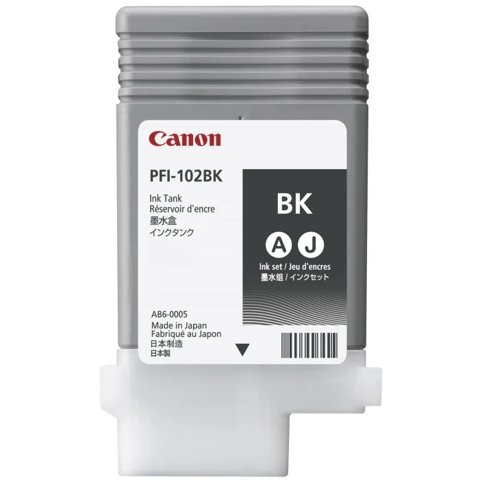 Картридж Canon PFI-102BK Black черный 90мл iPF500 iPF510 iPF600 iPF605 iPF610 iPF700 iPF710 iPF720 0895B002 | Компьютеры и