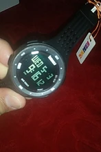 SKMEI-Reloj digital con pantalla led para hombre, pulsera impermeable con cronógrafo, calendario y alarma, de diseños deportivos y estilo masculino, modelo 1219
