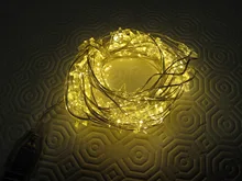 Fairy-Lights Battery-Operated Party-Use Copper 60-Star Outdoor LED Xmas Long for Silver-Color