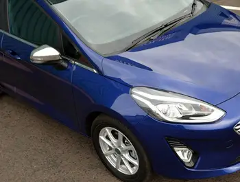 

For Ford Fiesta Mk7 Accessories 2017+ Fiesta Accessories Chrome Mirror Cover Chrome Stainless Steel