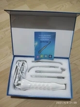 Electrodo de alta frecuencia para máquina Facial, tubo de cristal, varita para acné, cuidado de la piel, removedor de acné, estiramiento Facial de alta frecuencia para Spa