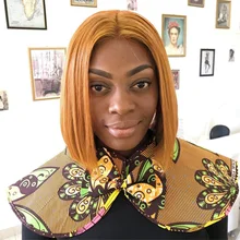 Jengibre Bob corto pelucas de cabello humano Rubio transparente peluca con malla frontal 13*1 Remy peruano recto naranja malla con división frente pelucas de cabello