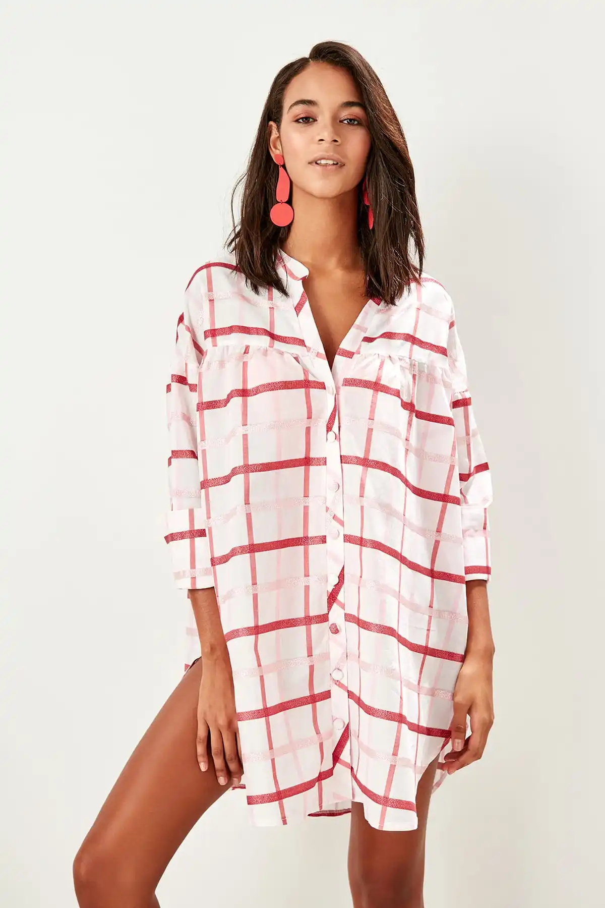 

Trendyol Bright Stripe Beach Dress TBESS19XM0093