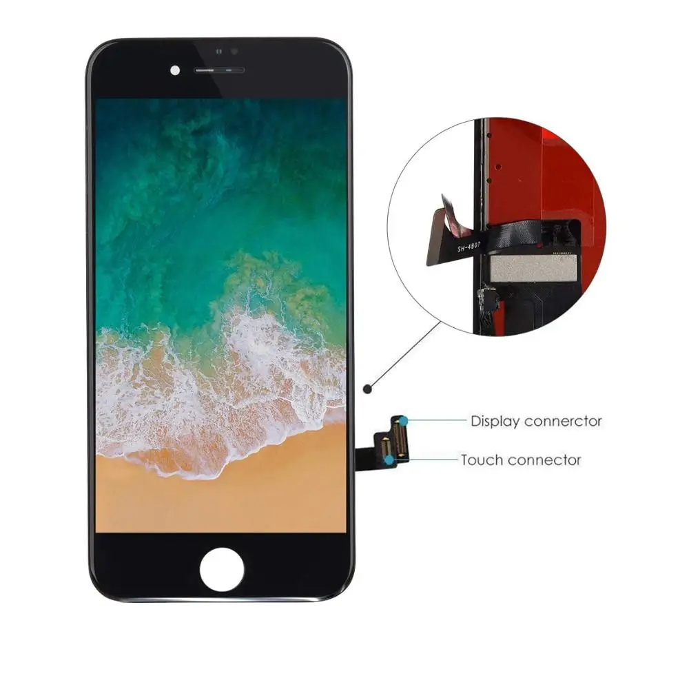 Оригинальный сенсорный ЖК экран OEM для iphone 7 3D без битых пикселей сборка