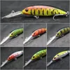 wLure 4g 7.6cm 2-3 Meter Diving Lightweight Deep Minnow Crankbait Slow Floating Bait for Carp Fishing Size 8 Hooks M514 ► Photo 1/6