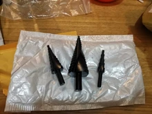 3 unids/set 4-32MM HSS cobalto paso Broca escalonada de nitrógeno de alta velocidad de acero en espiral por Cono de Metal vástago triangular agujero
