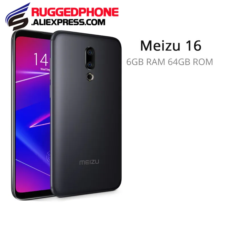 

Meizu 16 6GB RAM 64GB ROM Global Version Phone Snapdragon 710 Octa Core 6.0" FHD Screen Dual Rear Camera In-screen Fingerprin