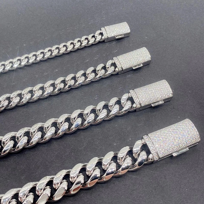 Hiphop 8-10mm Stainless Steel Cuban 