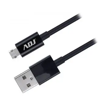 

Adj Usb cable/Micro Usb 2.0 1,5m connectors reversible black Ai219