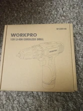 WORKPRO-Destornillador eléctrico inalámbrico 12V, mini controlador de potencia inalámbrico, batería de iones de litio CC de 3/8 pulgadas, 2 velocidades