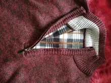 Suéter grueso de lana para hombre, Jersey cálido de cuello alto con media cremallera, suéteres de lana de punto ajustados para invierno