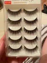 Fake Eyelashes Makeup Daily Natural Thick HBZGTLAD 5-Pairs Handmade 3D