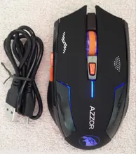 AZZOR Charged Silent Wireless Optical Mouse Mute Button Noiseless Gaming Mice 2400dpi
