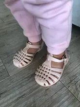 Sandalias de gladiador transpirables para bebé, zapatos calados de Pvc para verano, playa, para niños y niñas, 2021