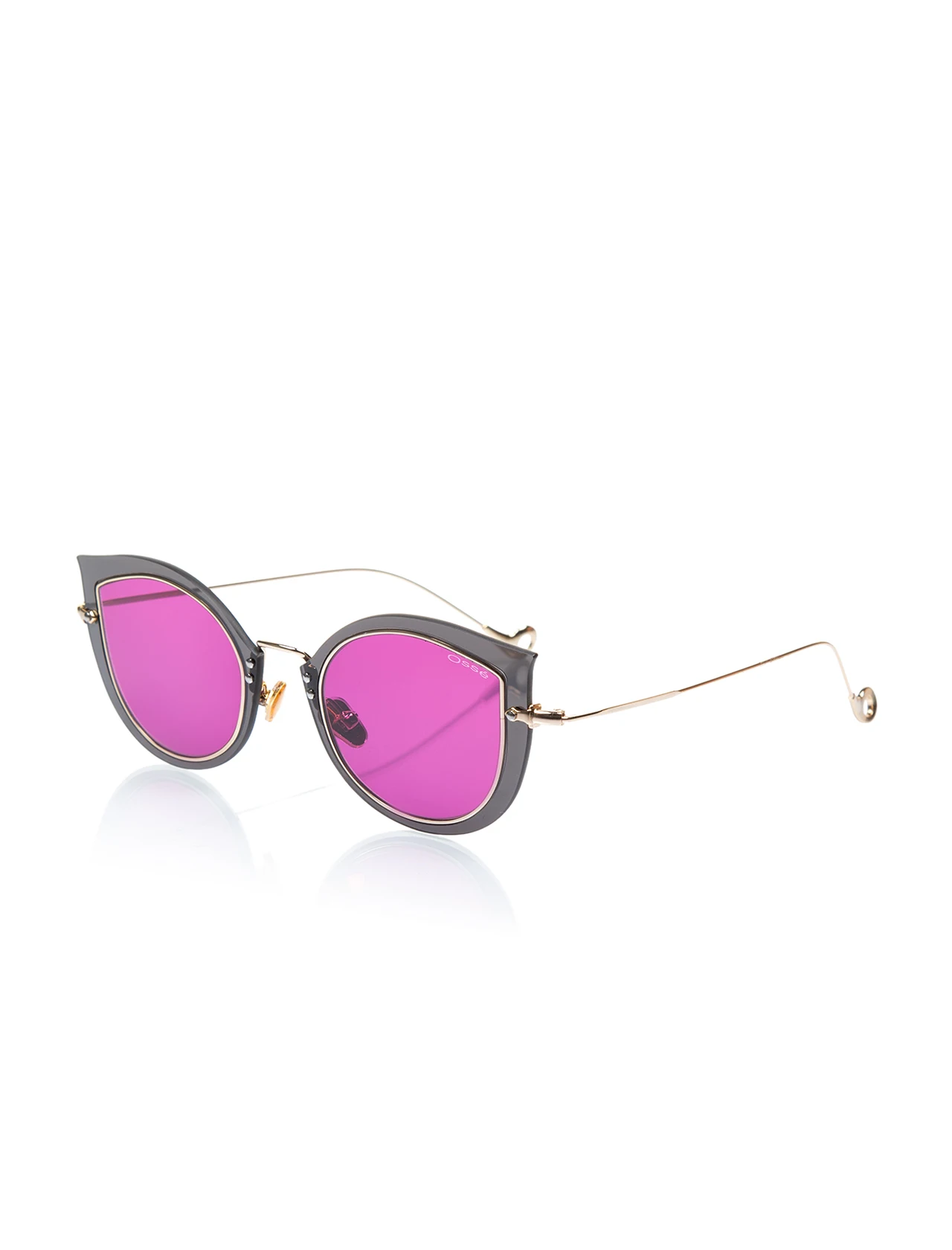 

Women's sunglasses os 2648 02 metal gold organic butterfly cat eye 47-23-145 osse