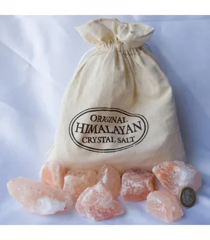

Salt of the Himalayas - Large Pieces - 1 kg - Format Cotton Bag