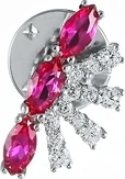 

Jay VI brooch with cubic zirconia