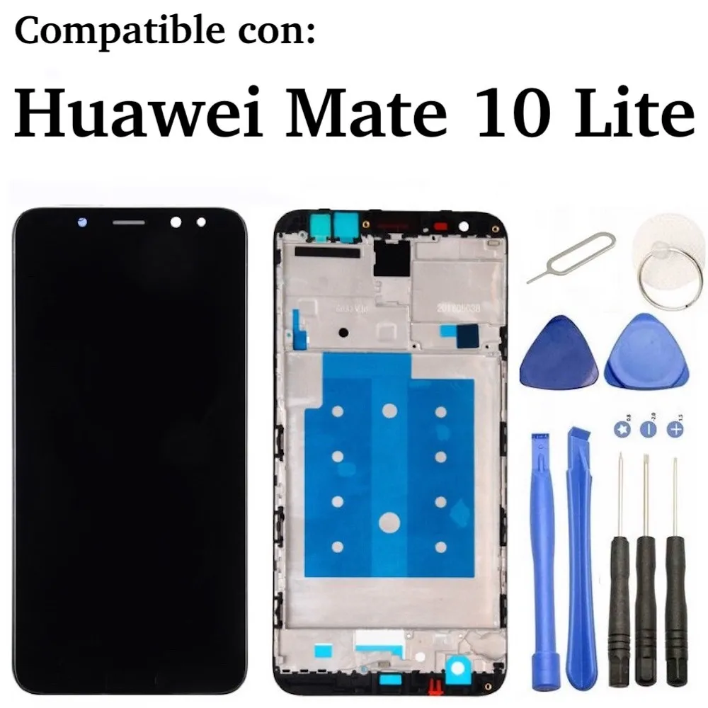 Сенсорный ЖК экран для HUAWEI MATE 10 Lite с рамкой G10 RNE L21 L11 L23 дисплей|Экраны мобильных