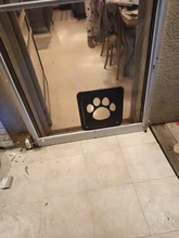 Puerta de mascotas, nuevo seguro, con pantalla magnética Bloqueable, para exteriores, perros, gatos, puerta de ventana, entrada gratuita, bonito jardín, fácil de instalar