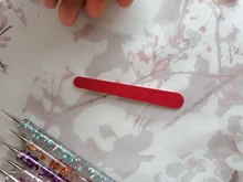 5 uds Set Gel UV pintura arte de uñas pluma que puntea manija de acrílico de cristal de diamantes de imitación 2 cepillo salón decoración manicura Kit de herramientas