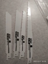 Hojas de sierra recíproca para carpintería, hoja de sierra recíproca, hoja de sierra manual para madera y Metal, Accesorios de herramientas eléctricas de sierra recíproca, Uds.