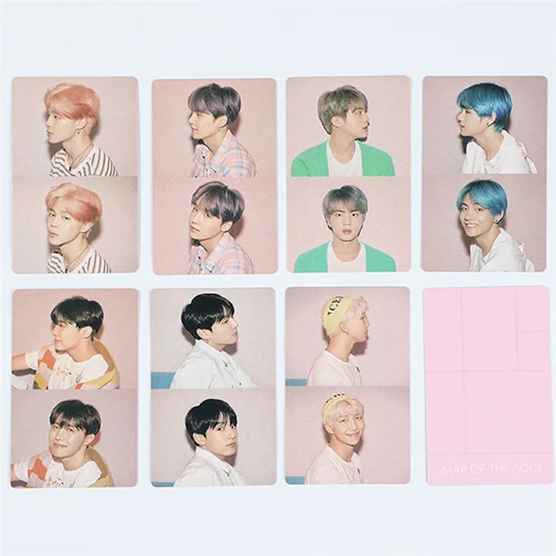 7 шт./st KPOP Bangtan Boys WIHT LUV мини-фотобумага Lomo Cards домашняя карта HD Фотокарта карта Soul Persona YG351