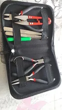 Juego de Herramientas de joyería DIY, pinzas, herramienta de reparación con alicates, pinzas de tijera, pinzas de cinta métrica, Color mixto F80