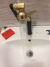 Faucet Water-Taps Bathroom-Sink Cold-Water-Mixer Universal Multifunction Crane Deck-Mounted