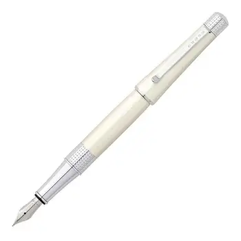 

Cross Beverly Pearl white Lacquered Fountain Pen M Nib Luxury Ink Pen Writing