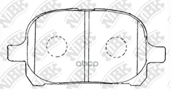 Колодки Тормозные Toyota Camry/Previa 2.2-3.0 96-/Lexus Rx300 00-03 Передние Nibk Pn1401 NiBK арт. PN1401