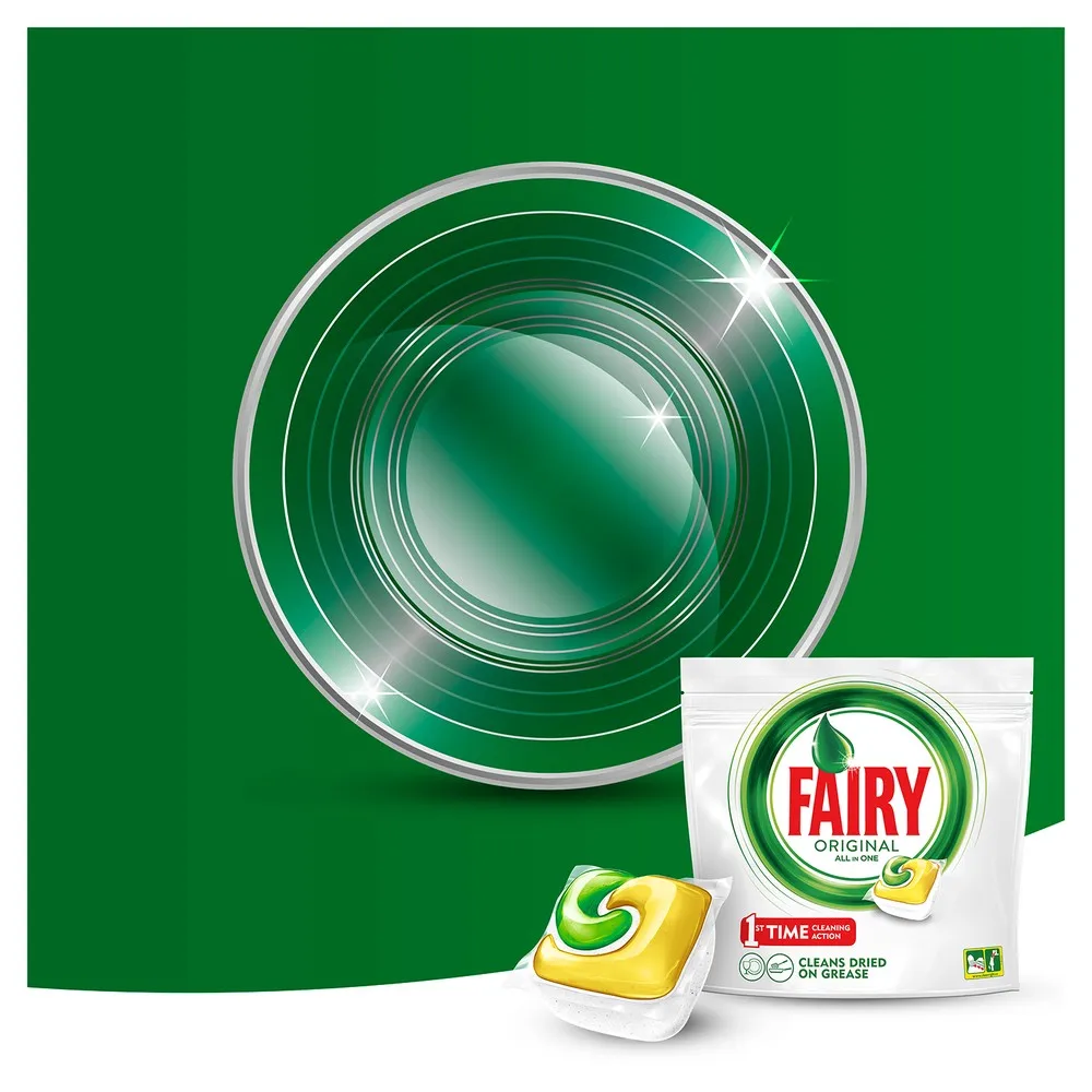 Капсулы для посудомоечной машины Fairy Original All in One 24 шт