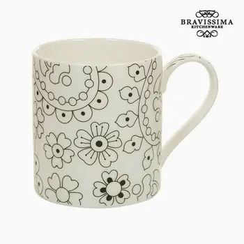 

Cup Porcelain Black Beige - Kitchen's Deco Collection