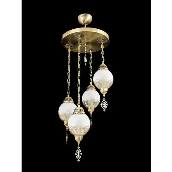 

4 Piece Chandelier - Tumbled