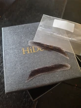 MSTN-100% de pelo humano para hombre y mujer, pelo Remy brasileño invisible, hecho a mano, cejas postizas atadas a mano